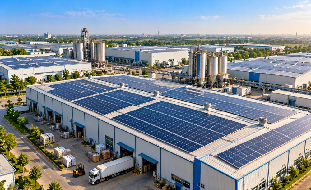Solar-Powered Industrial Estate